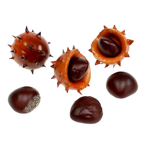 Floristik24 Castagne in rete 9 pezzi