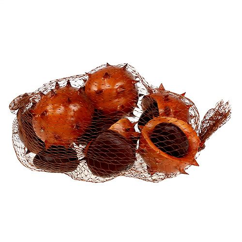 Floristik24 Castagne in rete 9 pezzi