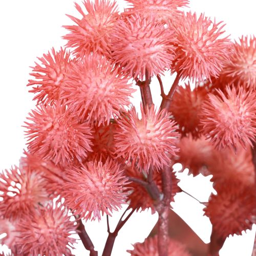 Grande pianta artificiale bardana bardana artificiale rossa 52 cm