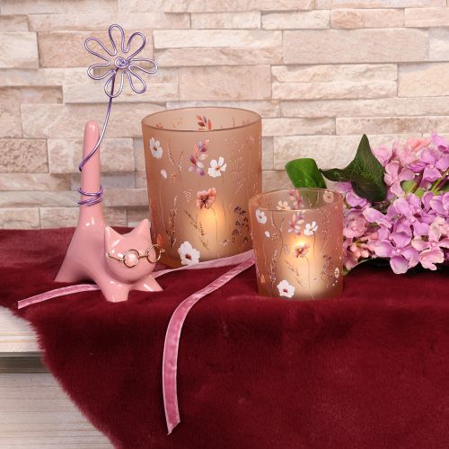 Prodotto Statuetta decorativa a forma di gatto, ideale per camera da letto e bagno, 14 cm, 2 pezzi