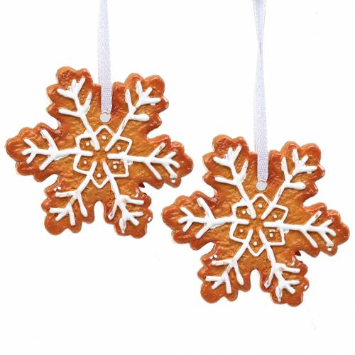 Floristik24 Addobbi natalizi biscotti fiocchi di neve 12pz