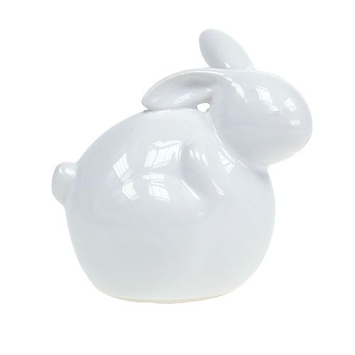 Prodotto Coniglio in ceramica bianco 8,5 cm 4 pezzi