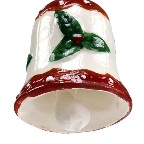 Floristik24 Campana in ceramica da appendere 5cm colorata 3pz