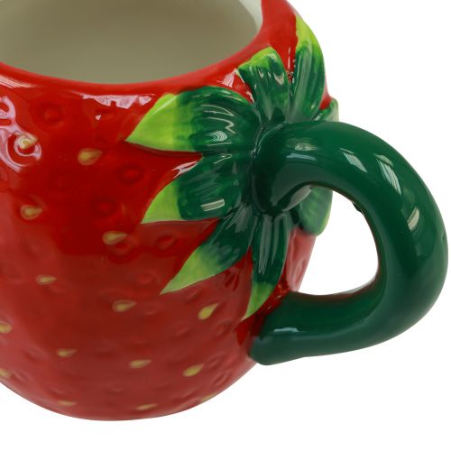 Prodotto Fragola in ceramica per piantare 10 cm Ø6,5 cm