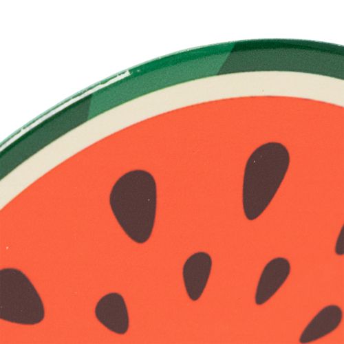 Prodotto Set di sottobicchieri di frutta, design di frutta, decorazione da tavola, cucina e soggiorno, 10 cm, 6 pezzi