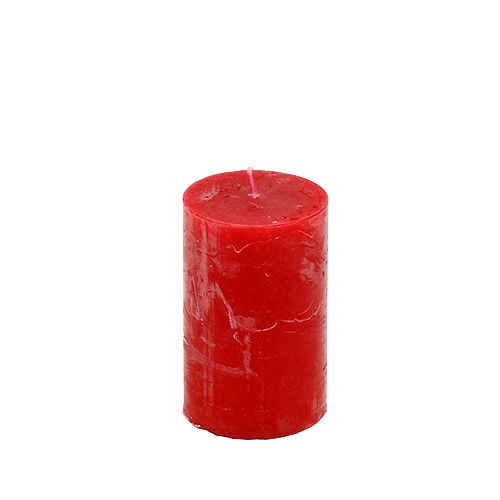 Floristik24 Candela Rossa 50mm x 80mm 12pz