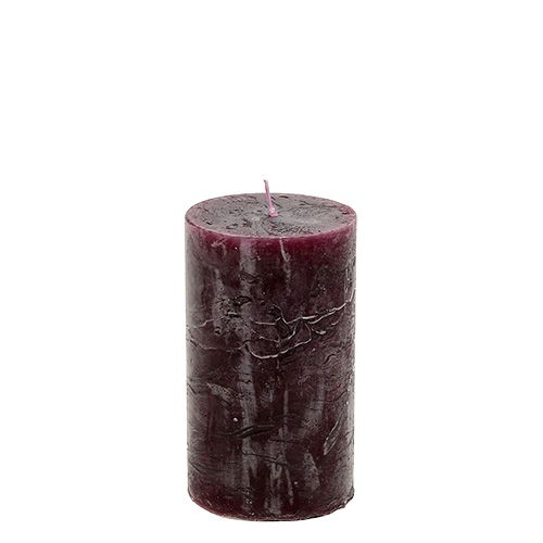 Candela 60mm x 100mm Borgogna 8 pz
