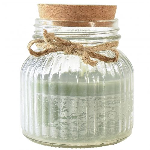 Prodotto Candela profumata in vetro alla citronella verde salvia H11,5 cm