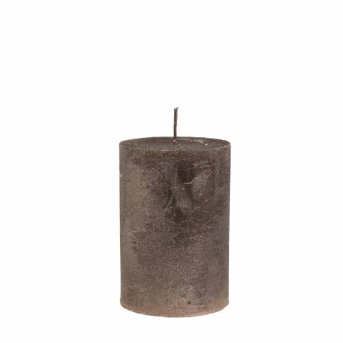 Prodotto Candele tinta unita rame metallizzato 60×80mm 4 pz