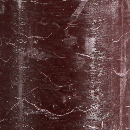 Prodotto Candele Candele a colonna bordeaux tinta unita 85x200mm 2 pz