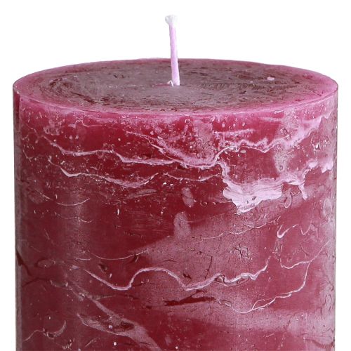 Prodotto Candele colorate con candele a colonna Berry 85×150mm 2 pz