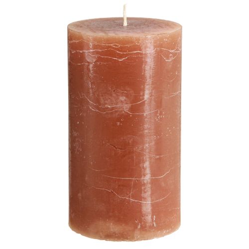 Prodotto Candele candele a colonna colorate al caramello 85×150mm 2 pz