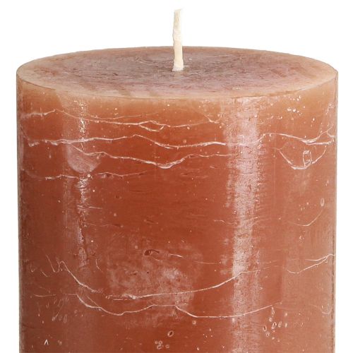 Prodotto Candele candele a colonna colorate al caramello 85×150mm 2 pz