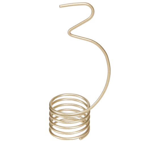Floristik24 Decorazione per candele numeri dell&#39;Avvento 1-4 metallo oro opaco H10cm 4 pezzi