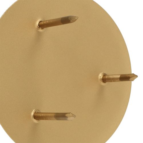 Floristik24 Candeliere Ø5cm oro opaco 4 pezzi