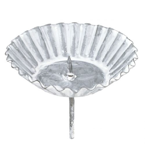 Portacandele teglia da forno grigio Ø8,5cm H7,5cm 4pz