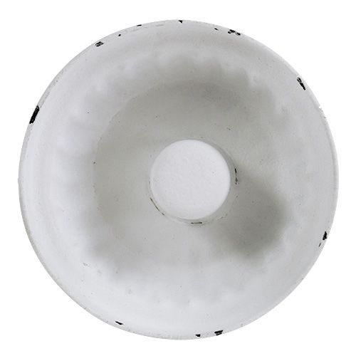 Prodotto Teglia candeliere bianca Ø5,3cm H2cm