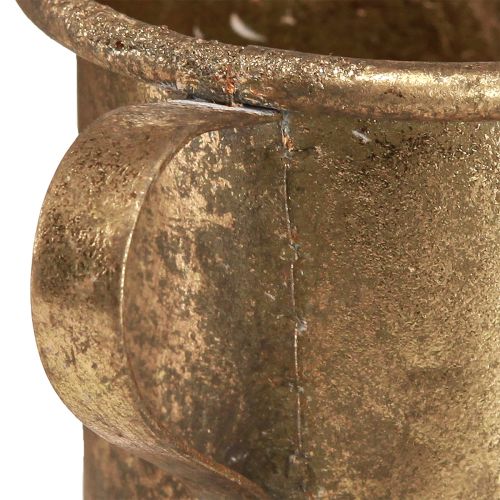 Prodotto Portacandele portacandele a tazza dorata vintage Ø9cm H8cm