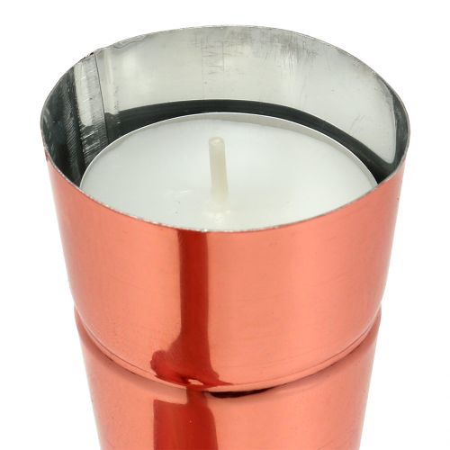 Floristik24 Portacandela rame Ø4.5cm H14cm 8pz