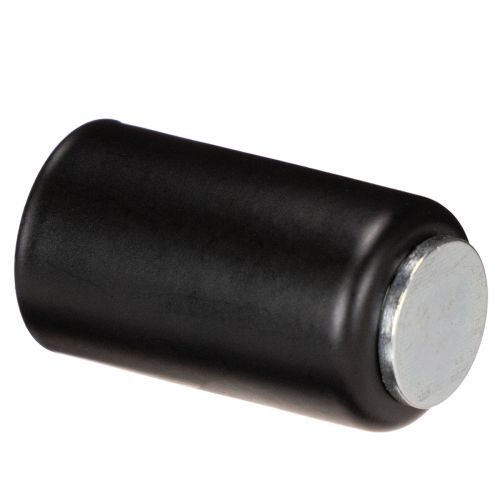Portacandele magnetico rotondo, nero opaco, per candele coniche da 25 mm, confezione da 4 pezzi | Floristik24.it