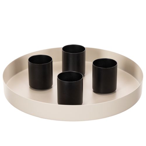 Portacandele magnetico, finitura opaca, 4 cm, 4 pezzi | Floristik24.it