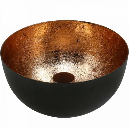 Prodotto Candeliere nero, candeliere a bastoncino di bronzo Ø13cm H6cm