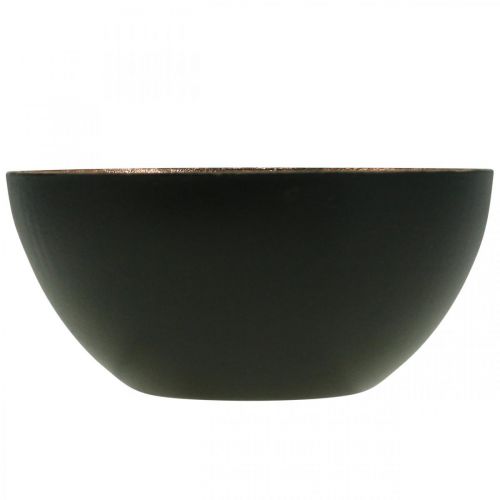 Floristik24 Candeliere nero, decorazione candela in bronzo Ø7,5cm H3,5cm