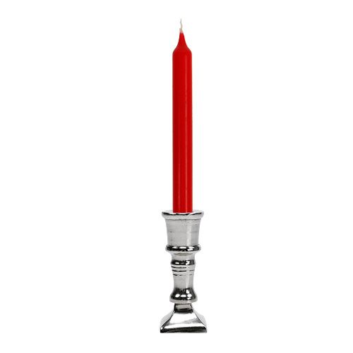 Floristik24 Candeliere Argento Ø1,1cm H7cm 1pz