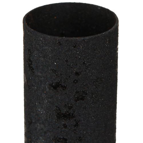 Prodotto Candele portacandele con mandrino in metallo nero Ø23mm 4 pezzi
