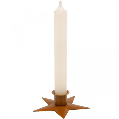 Prodotto Candele candeliere Stella dell&#39;Avvento marrone Ø9,5 cm 4 pezzi