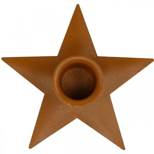 Prodotto Candele candeliere Stella dell'Avvento marrone Ø9,5 cm 4 pezzi