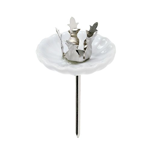 Floristik24 Portacandele per candele per albero Ø4cm H7cm 4 pz