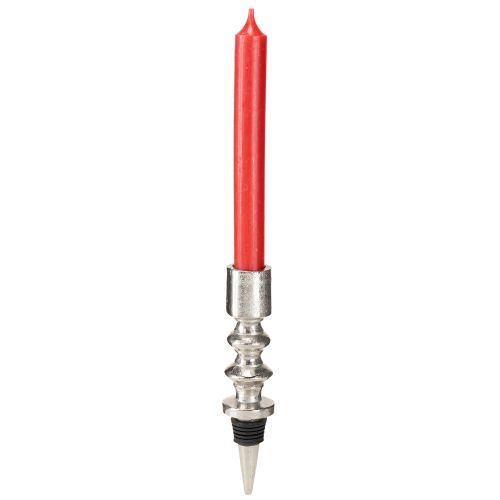 Portacandele per bottiglie Portacandele per bottiglie argento 15cm