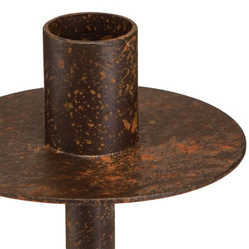 Prodotto Portacandele per bottiglie effetto ruggine Ø8,5 cm H12 cm 2 pezzi