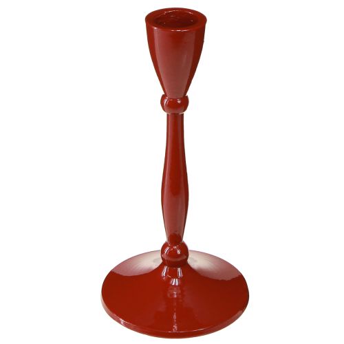 Portacandele per candele coniche Portacandele conico Rosso H17cm