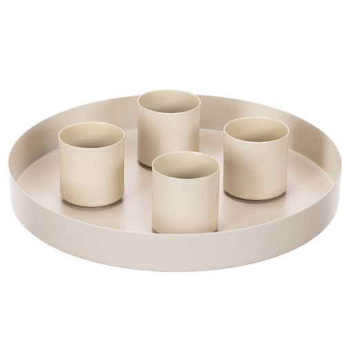 Portacandele magnetici per candele affusolate spesse (4 cm), 4 pezzi | Floristik24.it