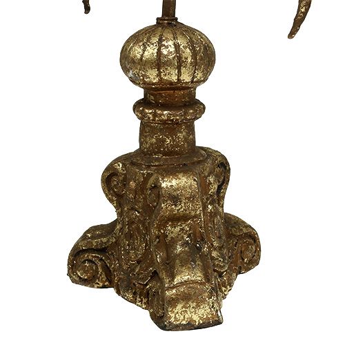 Floristik24 Candeliere con ali d&#39;angelo oro H42cm