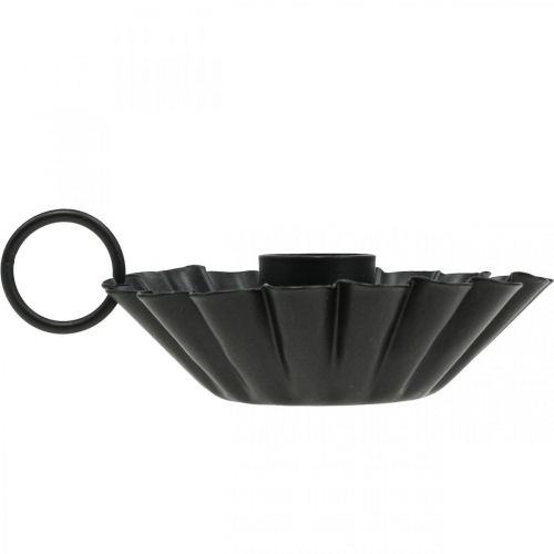 Prodotto Candeliere nero Candeliere decorazione da tavola in metallo Ø9,5cm H3cm