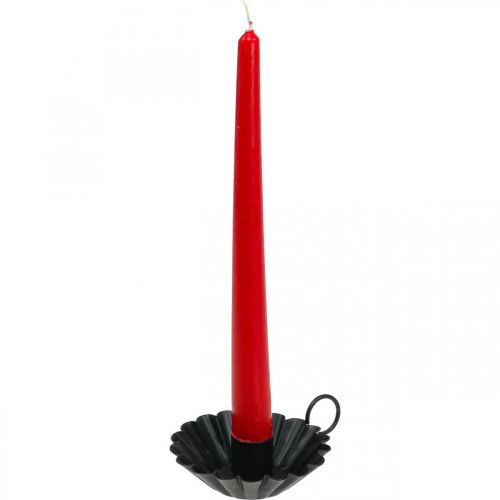 Prodotto Candeliere nero Candeliere decorazione da tavola in metallo Ø9,5cm H3cm