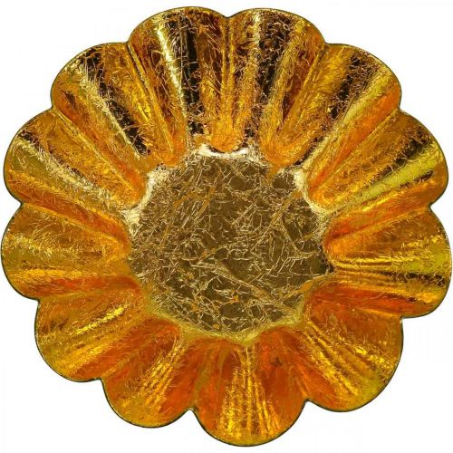 Prodotto Portacandele natalizio decorazione teglia nero oro Ø12cm 2 pezzi