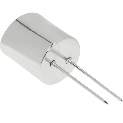 Prodotto Portacandele per attaccare portacandele argentato Ø5cm 4 pz