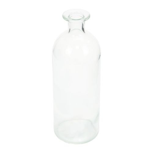 Prodotto Portacandele bottiglie decorative mini vasi in vetro trasparente H19,5 cm 6 pezzi