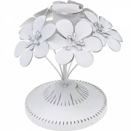 Addobbi primaverili, candelieri in metallo con fiori, addobbi nuziali, portacandele, addobbi tavola
