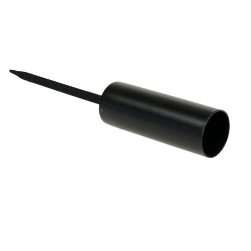 Prodotto Portacandele nero per candele a bastoncino 15 cm 4 pezzi