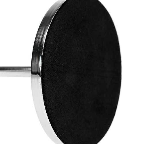 Floristik24 Candeliere per candela a punta argento 30 cm