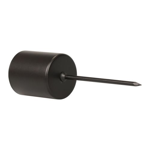 Floristik24 Portacandele a innesto, portacandele, nero, Ø3,5 cm, 4 pezzi