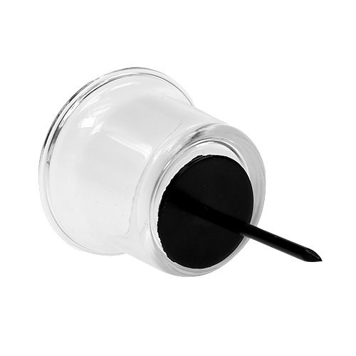 Prodotto Portacandele per tealight in vetro trasparente Ø6cm H10cm 2 pezzi