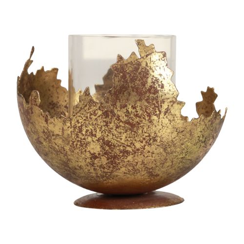 Floristik24 Decorazione da tavolo Lanterna natalizia in metallo antico 12 cm Ø15 cm