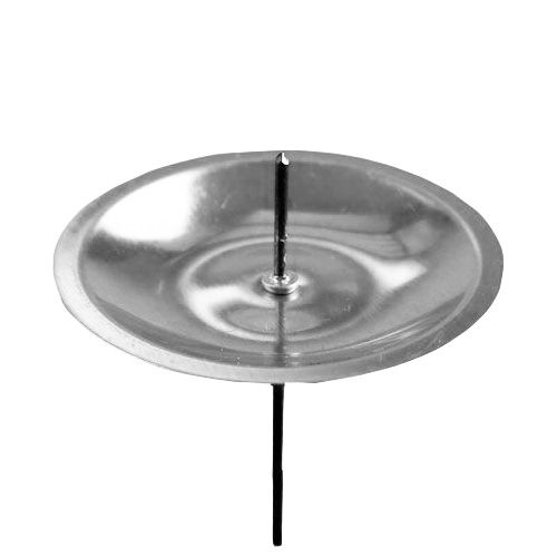 Prodotto Portacandele con spina argento Ø8cm 16 pz