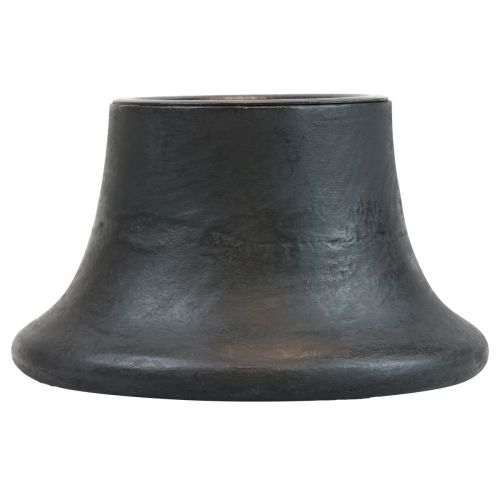 Prodotto Candeliere portacandele nero in ceramica Ø12,5cm H7cm